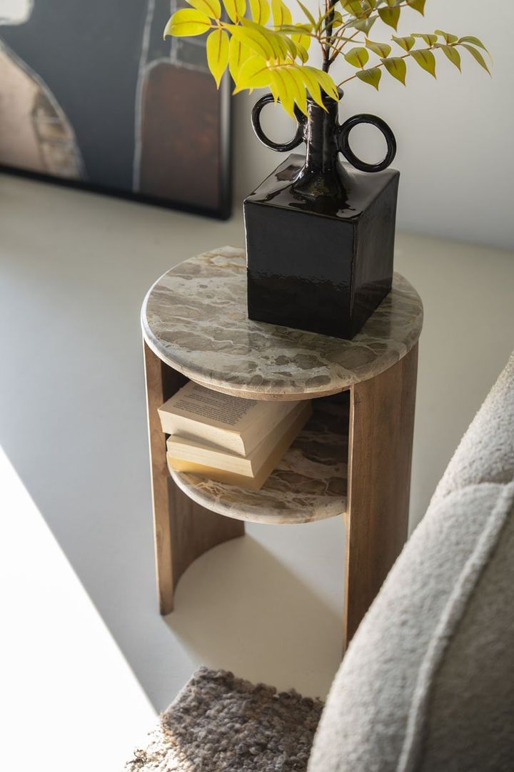 Bijzettafel Marbelon Naturel van By Boo