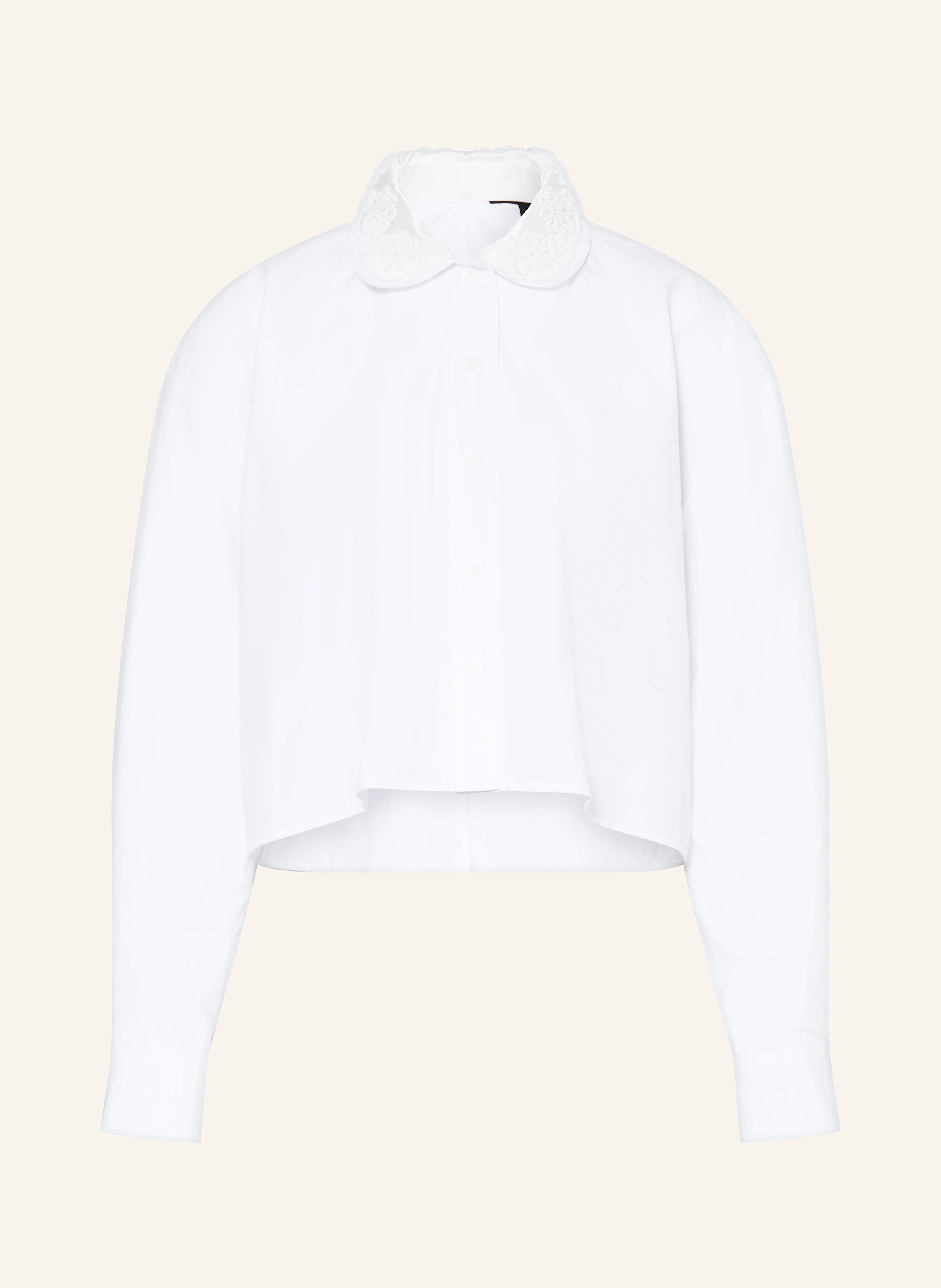 maje Bluse mit abnehmbarem Kragen