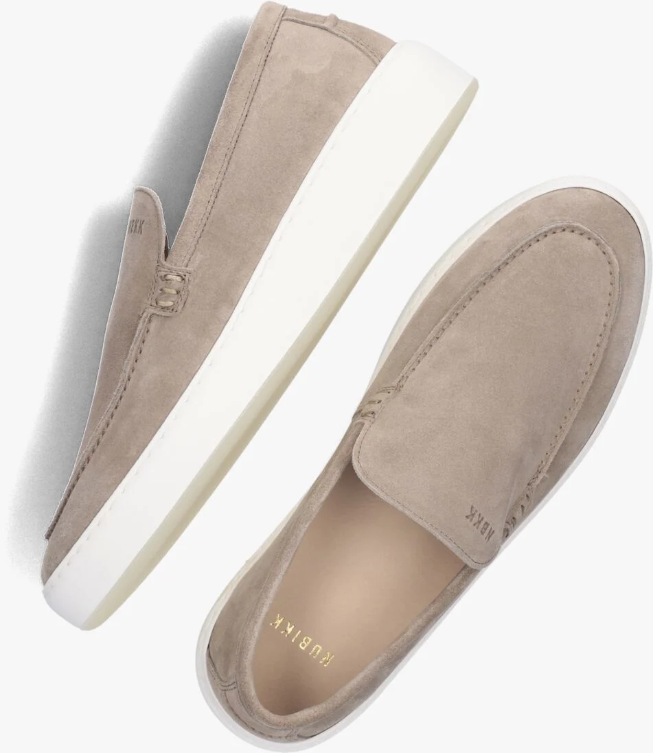 NUBIKK taupe nubikk loafers jiro mio