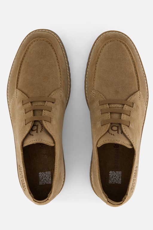 Bugatti Makori Veterschoenen beige Suede