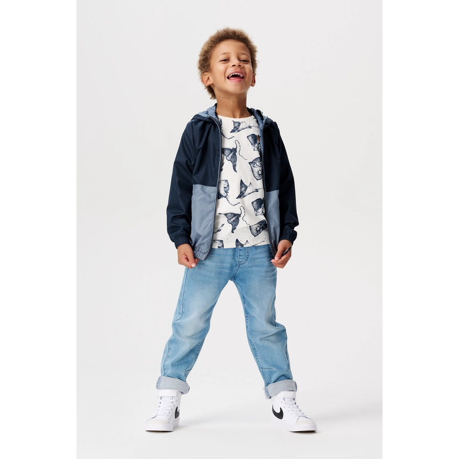 Noppies Sommer jacke Duson - Reversible Blue Mirage