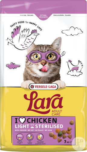 Lara Adult Care Light Sterilised Chats Au Poulet 7kg