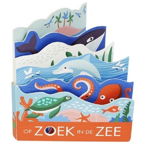 Uitgeverij ploegsma kartonboek op zoek in de zee