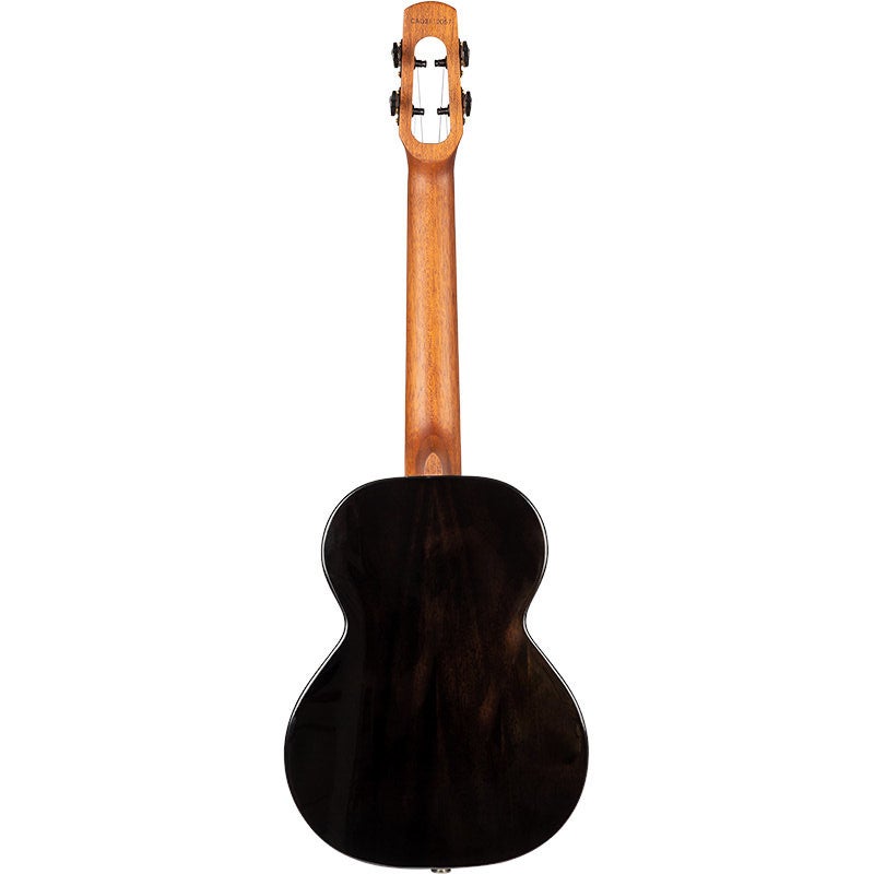 Flight Royal Series Nighthawk Tenor Black Stain elektrisch-akoestische tenor ukelele met gigbag