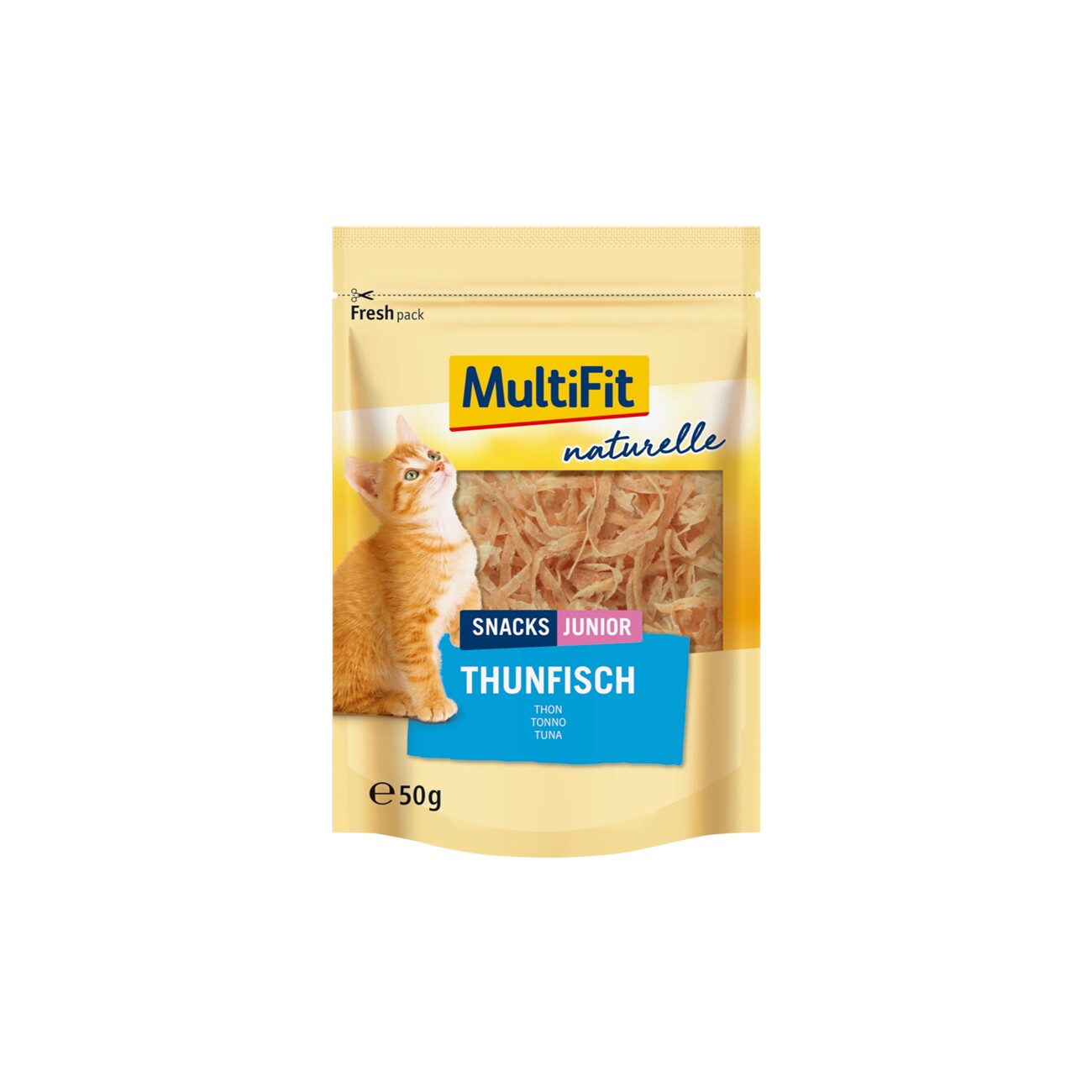MultiFit naturelle Thunfisch Junior 4x50g