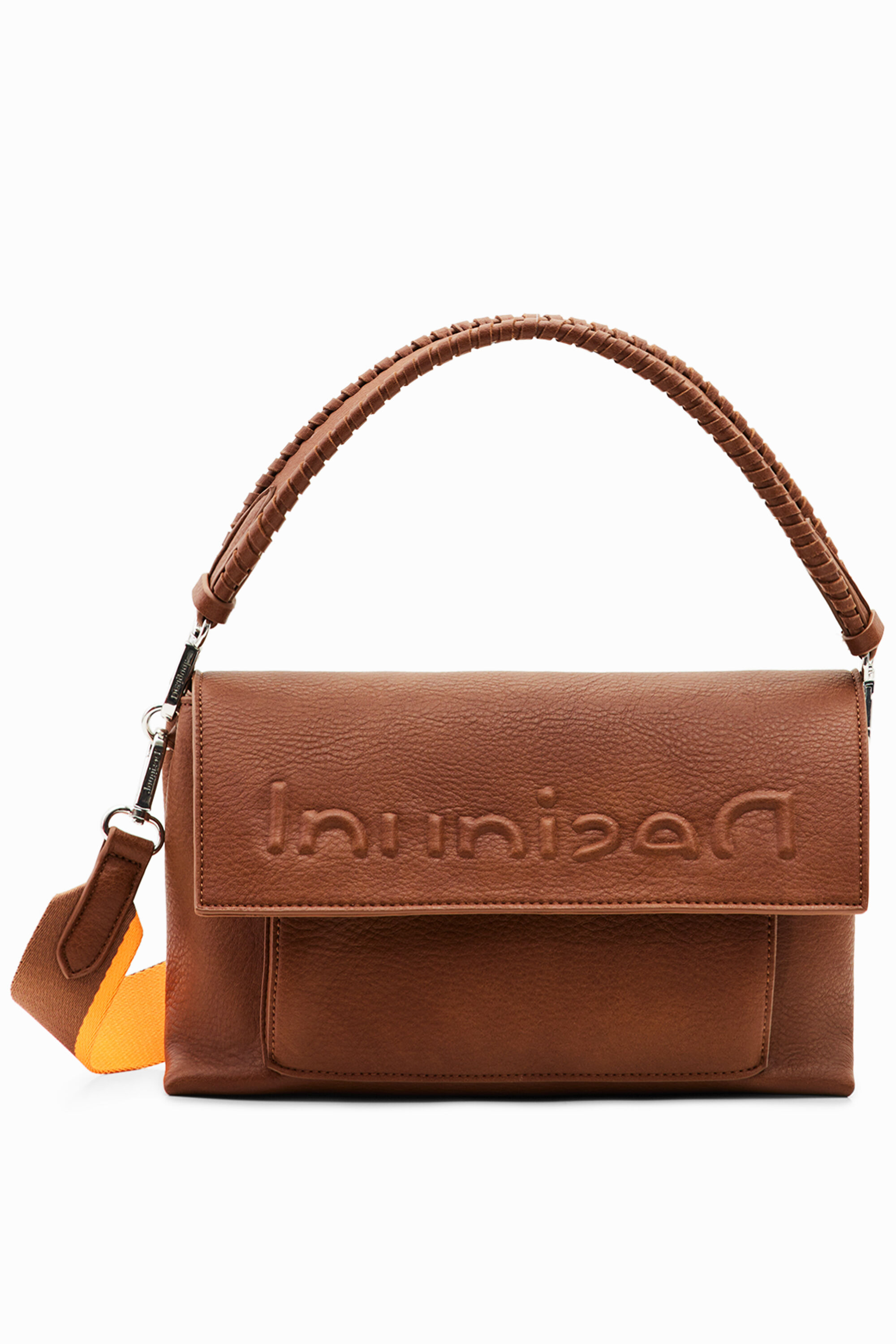 Sac à bandoulière moyen demi-logo
