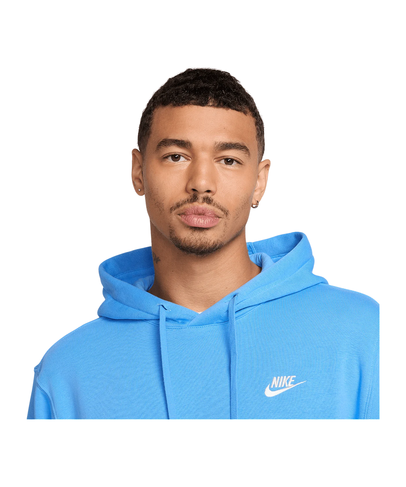 Nike Club Fleece Hoody Blau F412