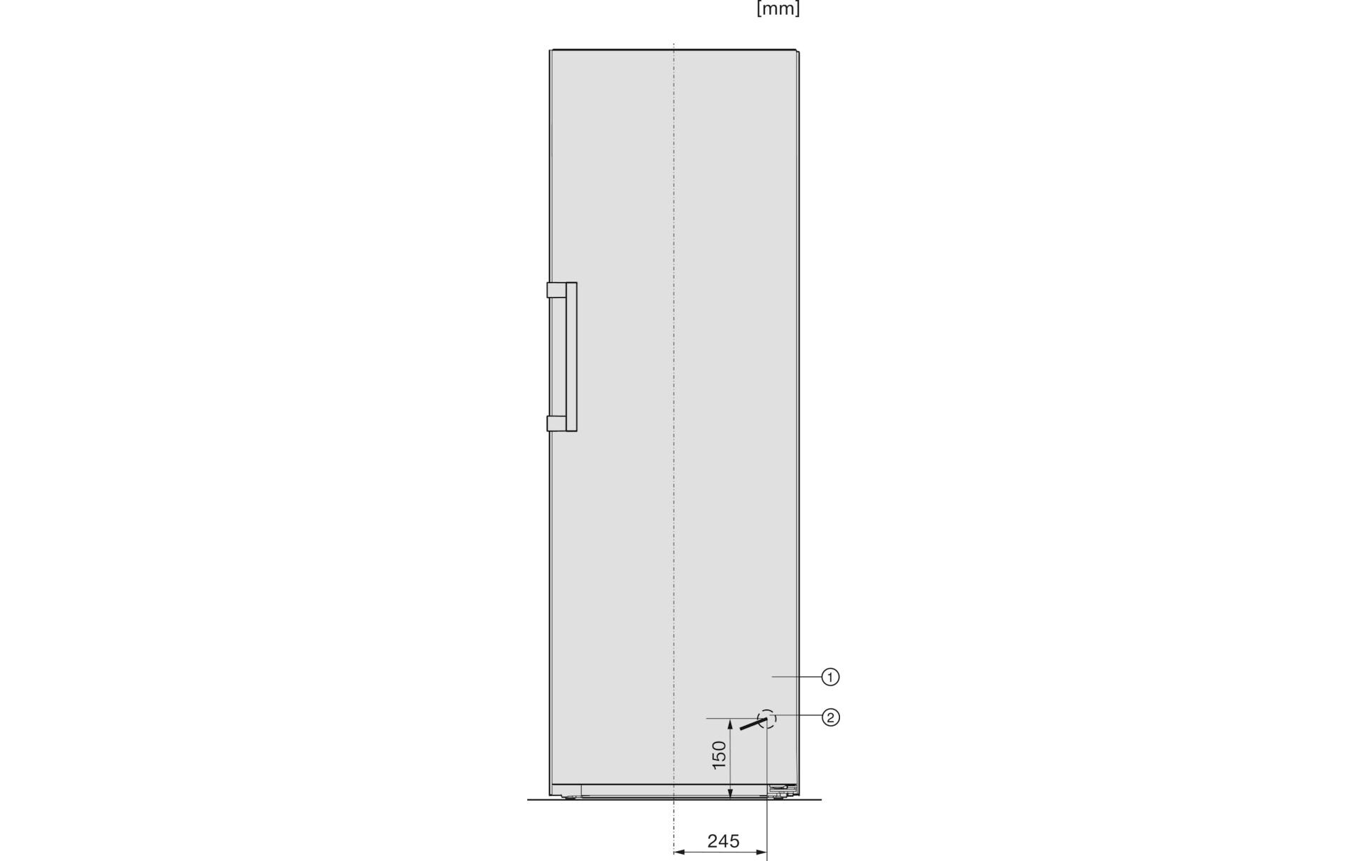 Kühlschrank KS 4783 DD Rechts<br>Freistehender Kühlschrank