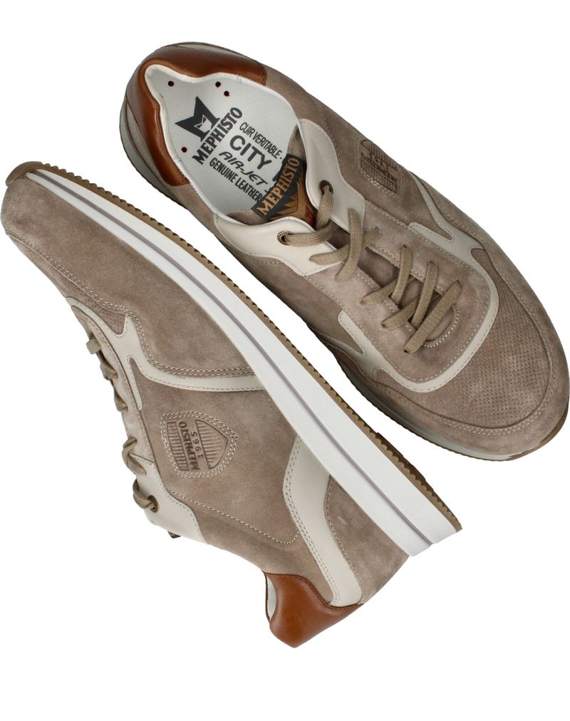 Mephisto Garcia Sneakers Beige Heren