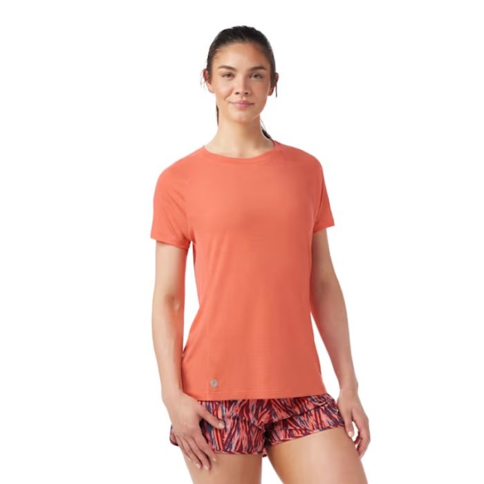 Smartwool Dame T-shirts Merino Sport Ultralite Short Sleeve Rød
