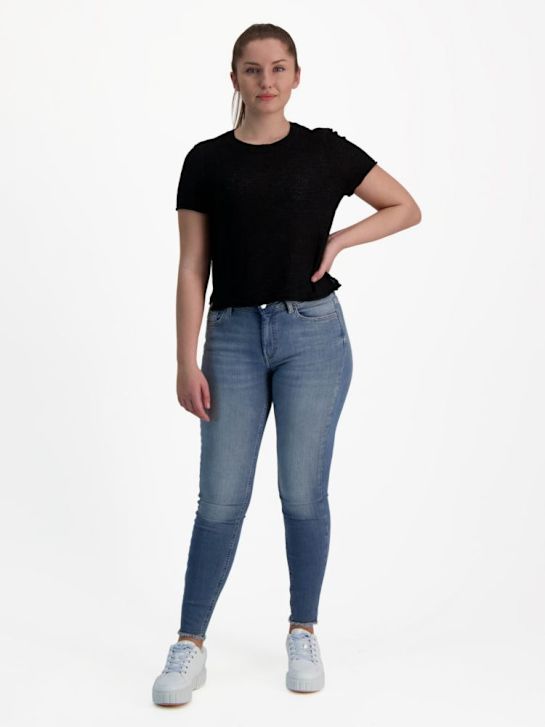 ONLY T-Shirt Schwarz