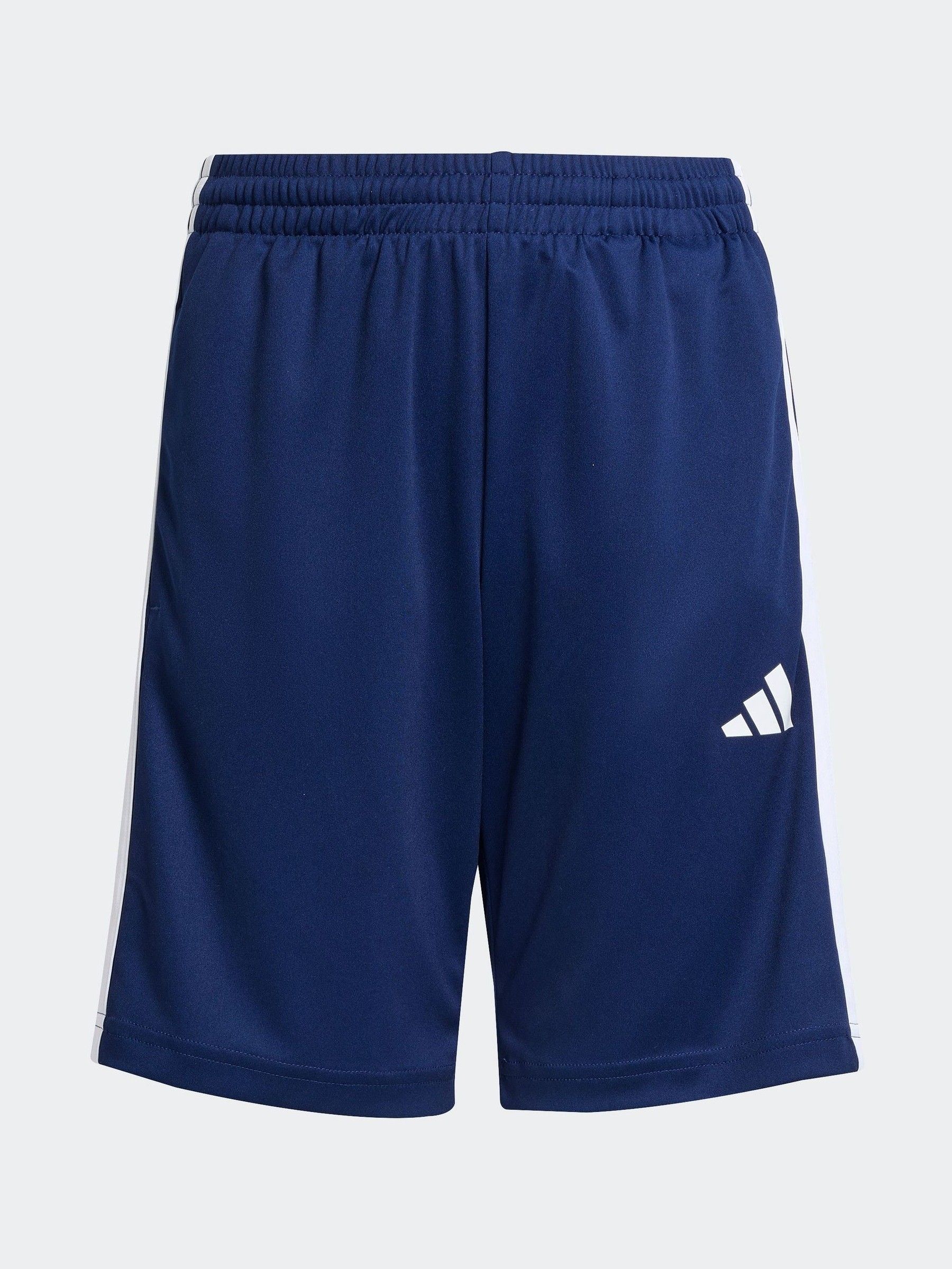 Blauw - adidas Train Essentials 3-Strepen Kids T-shirt & Shorts Set