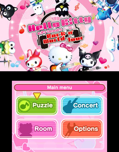 Hello Kitty And Friends: Rockin World Tour - Nintendo 3Ds