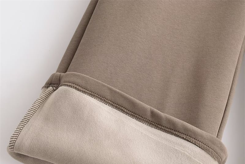 Bazer - Hoge taille effen rechte joggingbroek
