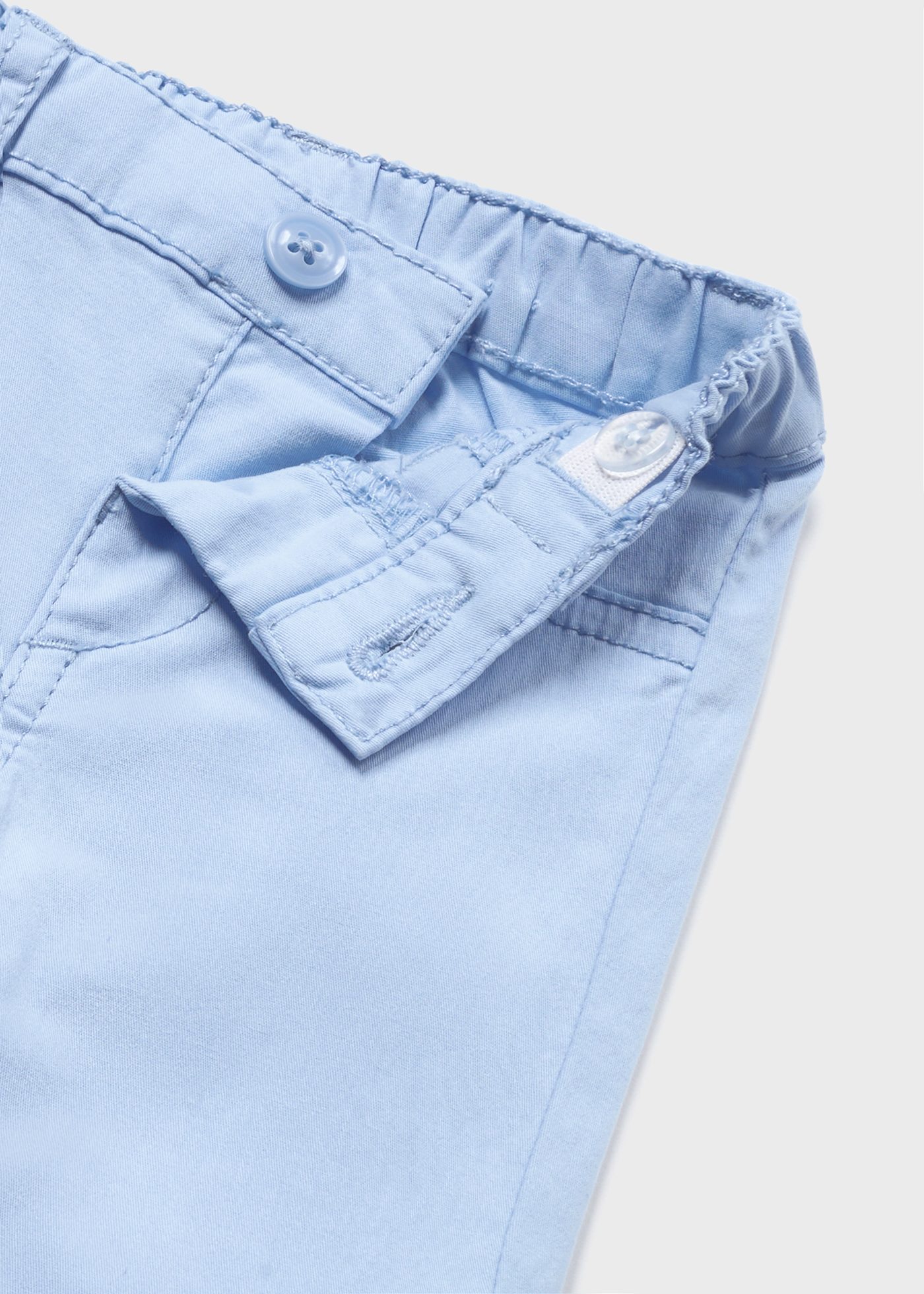 Calça de algodão com cintura ajustável para recém-nascido