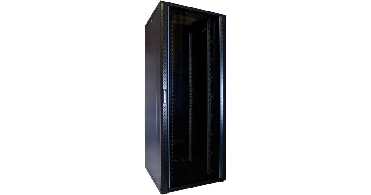 DSI47U serverkast met glazen deur - DS8847 server rack  (Zwart, 800 x 800 x 2260mm)