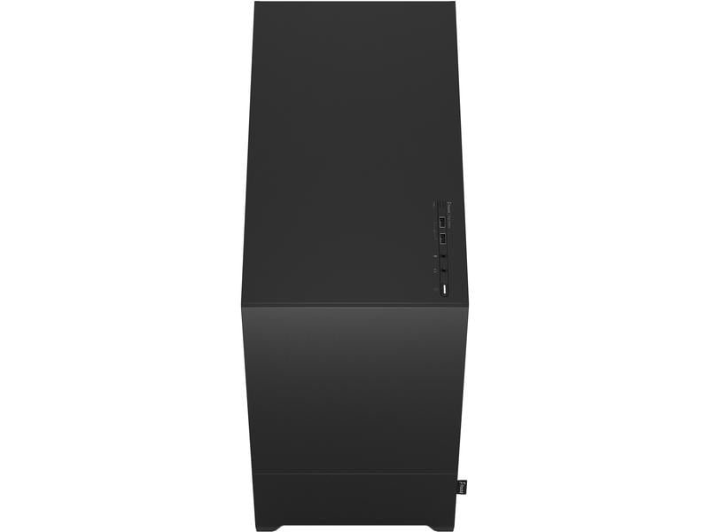 Fractal Design PC-Gehäuse Pop Mini Silent Solid Schwarz Mini-Tower mit drei vorinstallierten 120-mm-Lüftern
