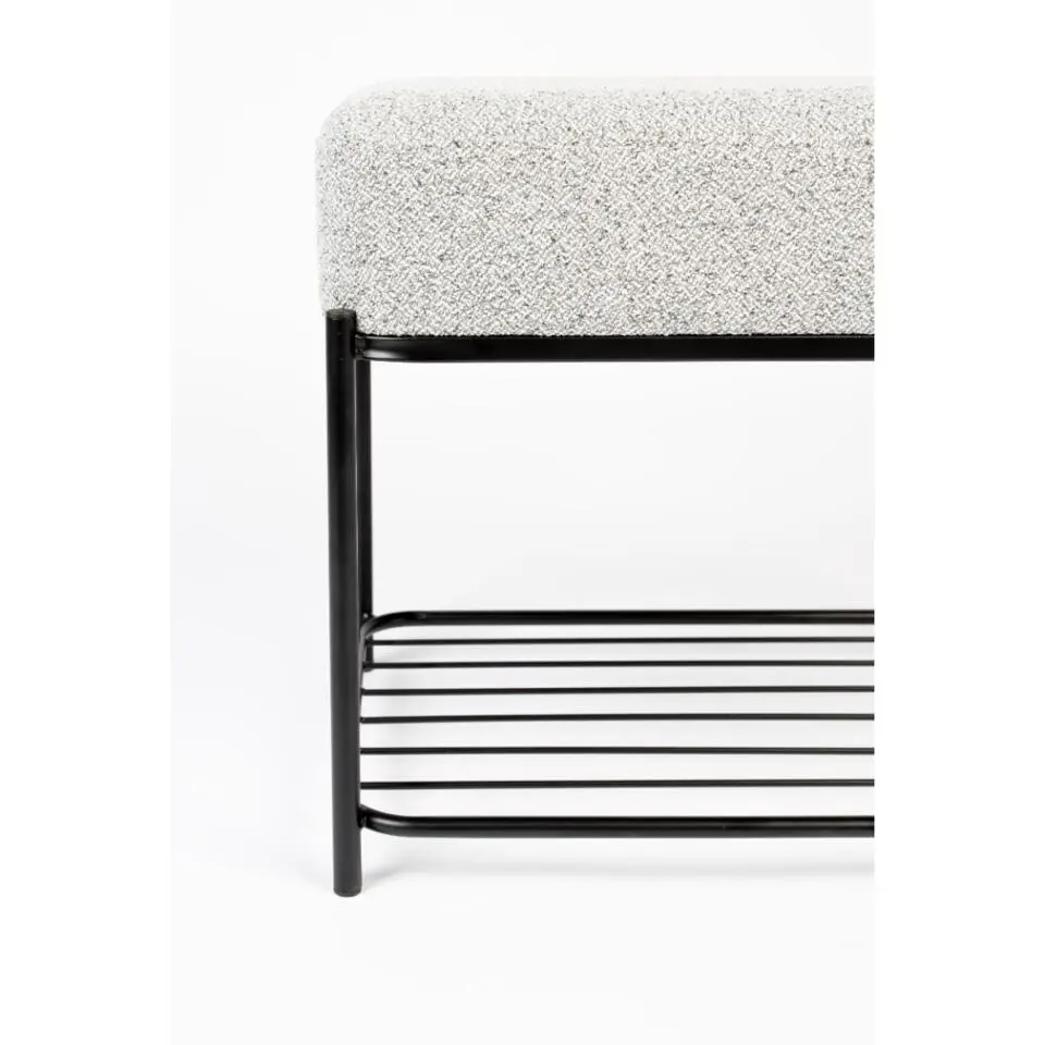 Housecraft Milou Kruk/ Poef Rechthoekig - Grijs