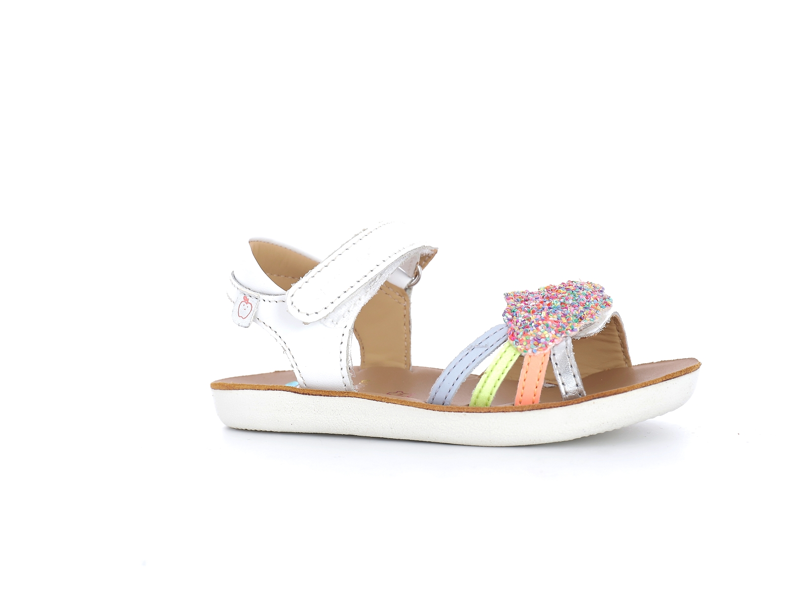 Shoopom-GOA MULTI Cuir Blanc multi