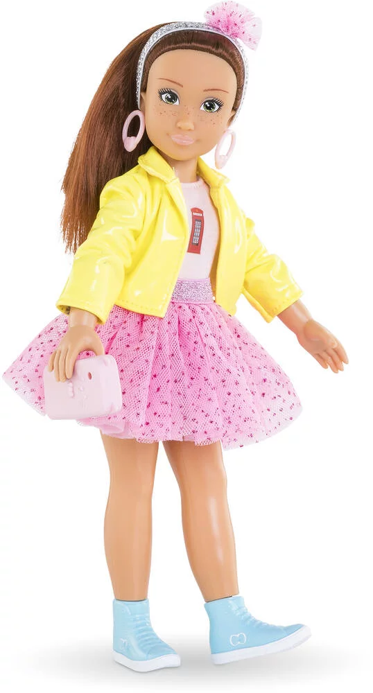 COROLLE GIRLS - POUPEE MANNEQUIN - COFFRET ZOE FASHION WEEK LONDRES  - 28 CM