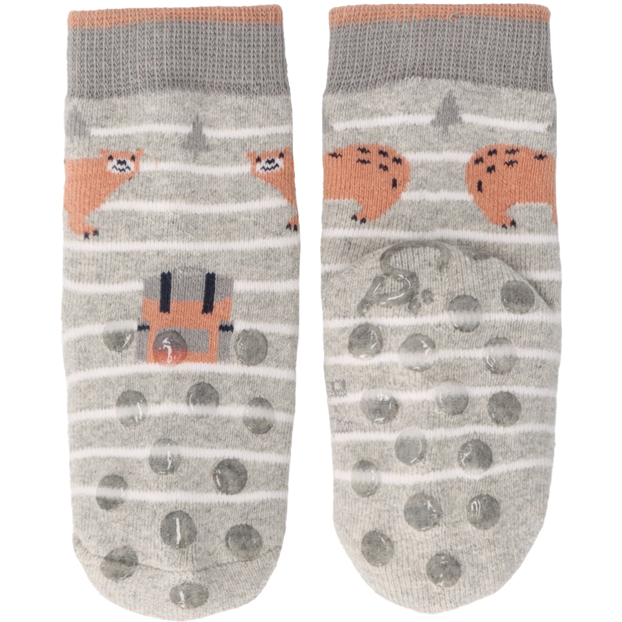 Sterntaler ABS-Krabbelsocken DP LöweBär marine