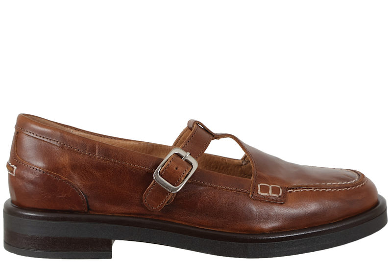 PAVEMENT JAMILA LOAFERS I BRUNT GLAT SKIND