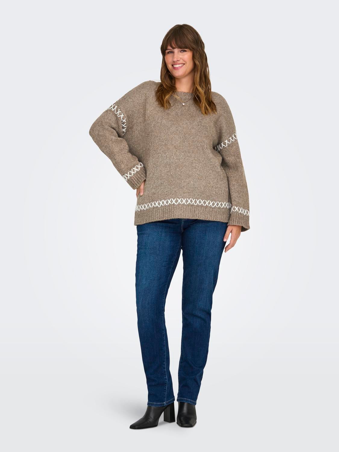 CARAMANDA Strickpullover Malt Ball