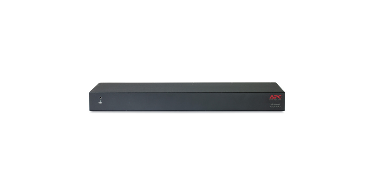 APCRack PDU met meetfunctie  (Zwart, 8x C13, 1U, AP7820B)
