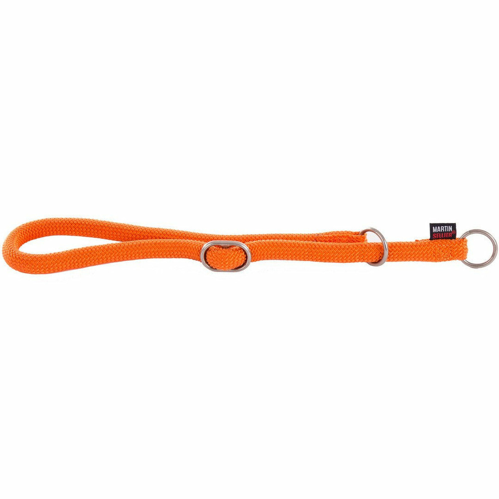 Collier semi-étrangleur pour l'éducation des chiens en nylon rond