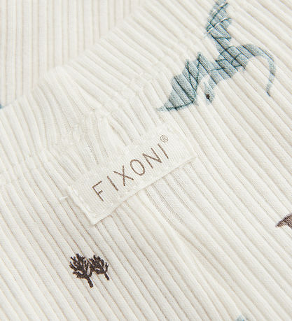Fixoni Leggings - Rib - Sølver Blue
