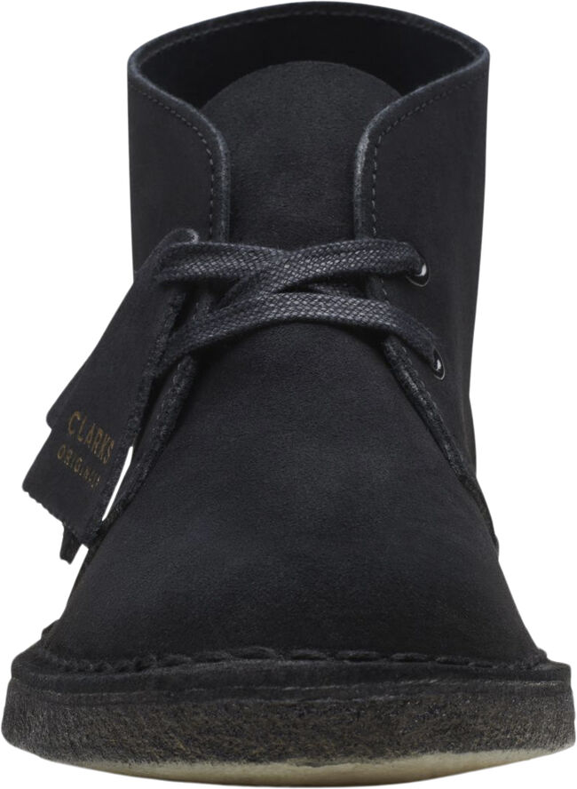 Clarks Originals Desert Boot. Black Sde, D, 4 Black suede