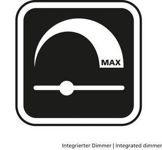 LED-Deckenleuchte Maria 61x27x24,5 cm schwarz