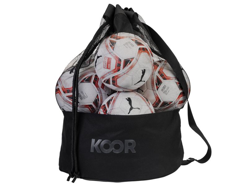 KOOR Balltasche, Schwarz Ballsack für bis zu 10 Bälle