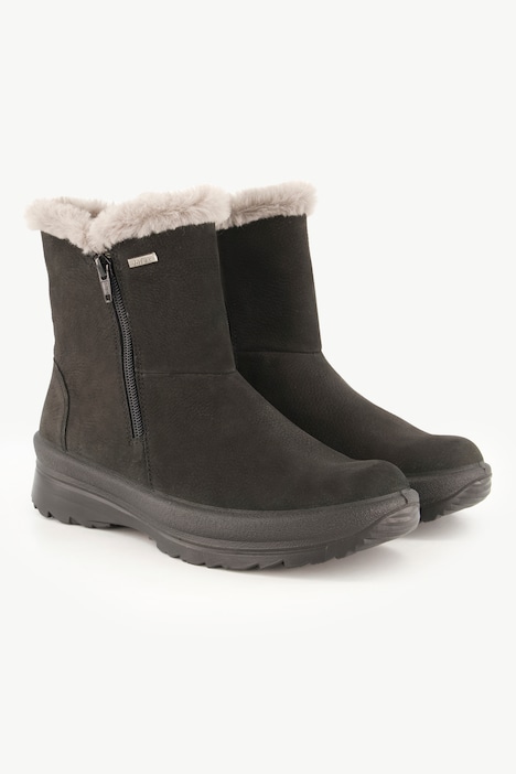 Jomos Leder-Boots, Webfell, Wechselfußbett, Weite H