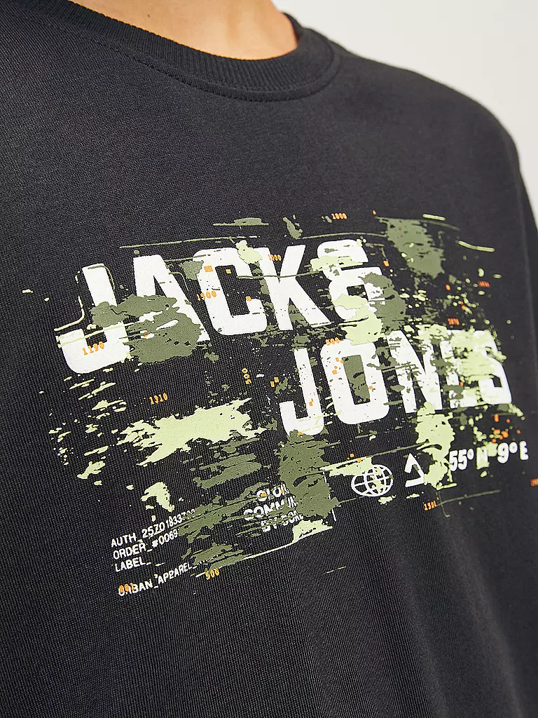 JACK & JONES Jungen Langarmshirt JCOOUTDOOR schwarz