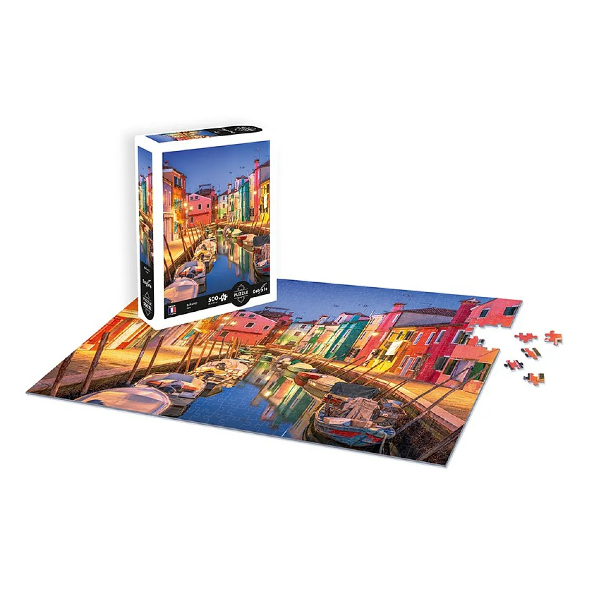 Sentosphere Puzzle Calypto Burano Italie 500 pièces