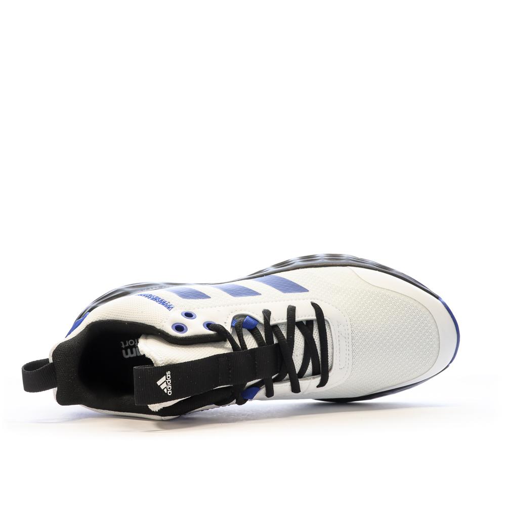 Adidas Baskets Blanches/Bleu Homme Adidas Ownthegame 2.0