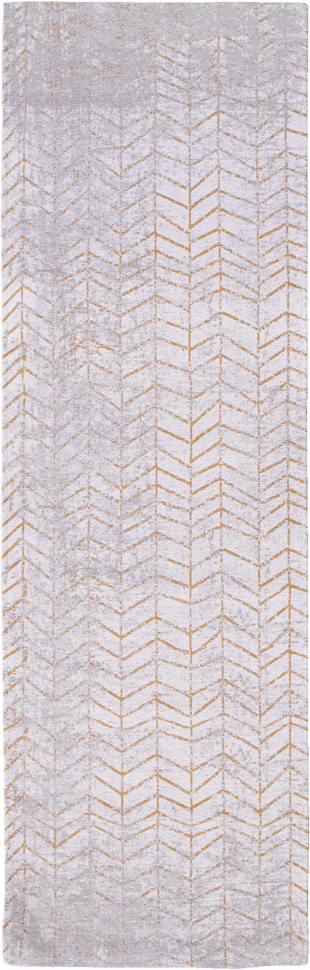 Ecorugs vloerkleed Jacob's Ladder goud 80x250 cm