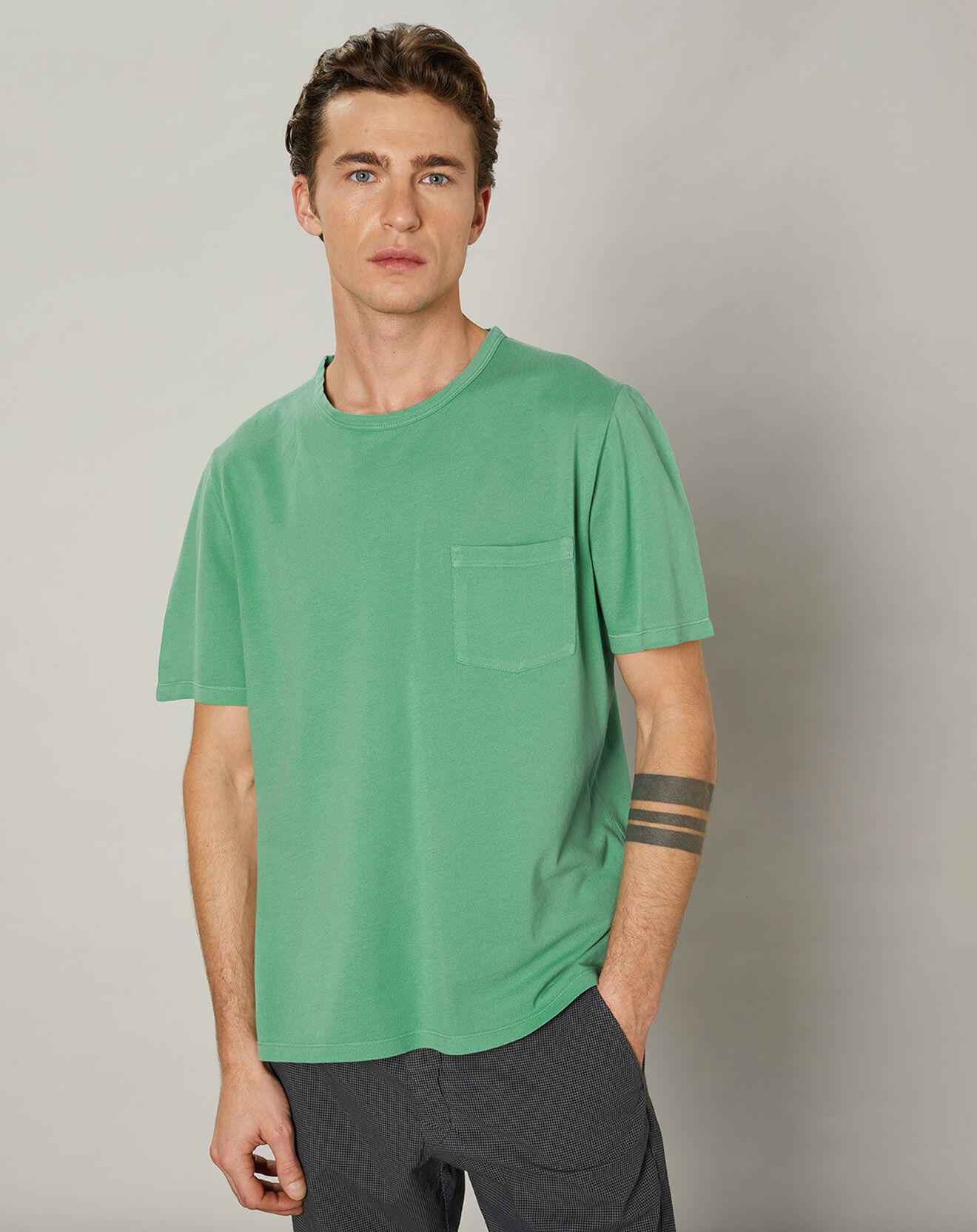Hartford T-Shirt piqué Pocket kelly