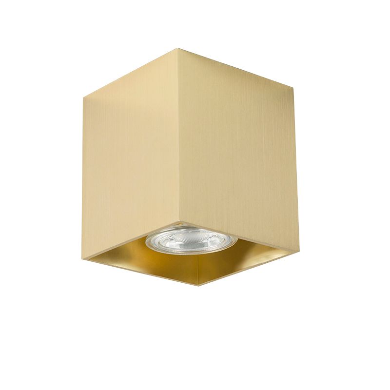 Design opbouwspot goud GU10 50mm  - Qubo