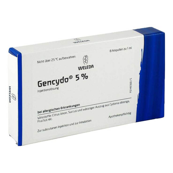 Gencydo 5% Injektionslösung, 8 St