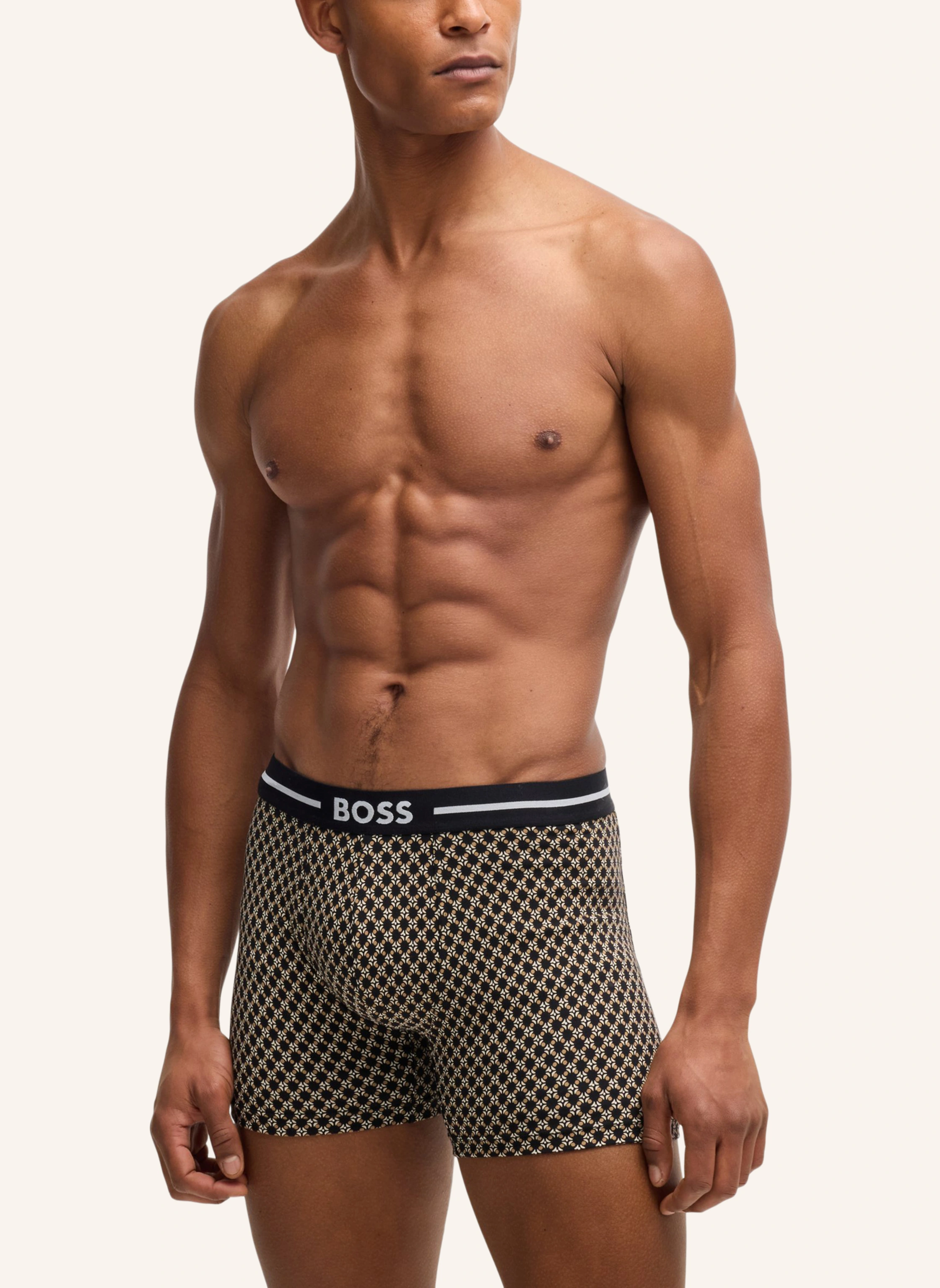 BOSS Boxershort BOXERBR 3P BOLD DES