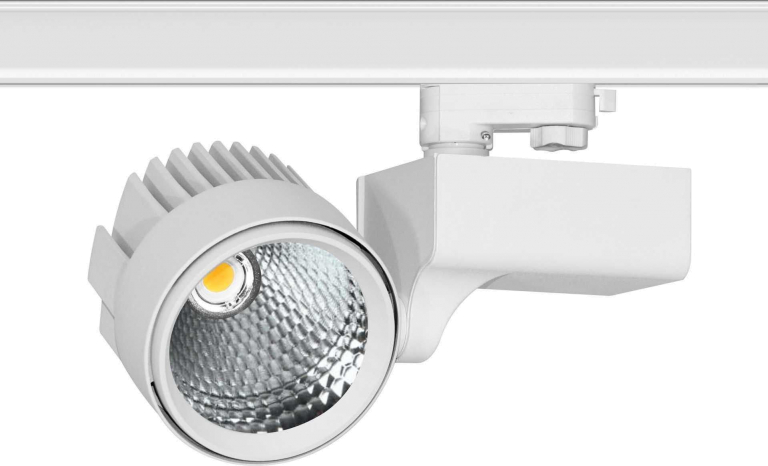 Flinders Lem railspot LED 42W 3000k 3-fase Wit