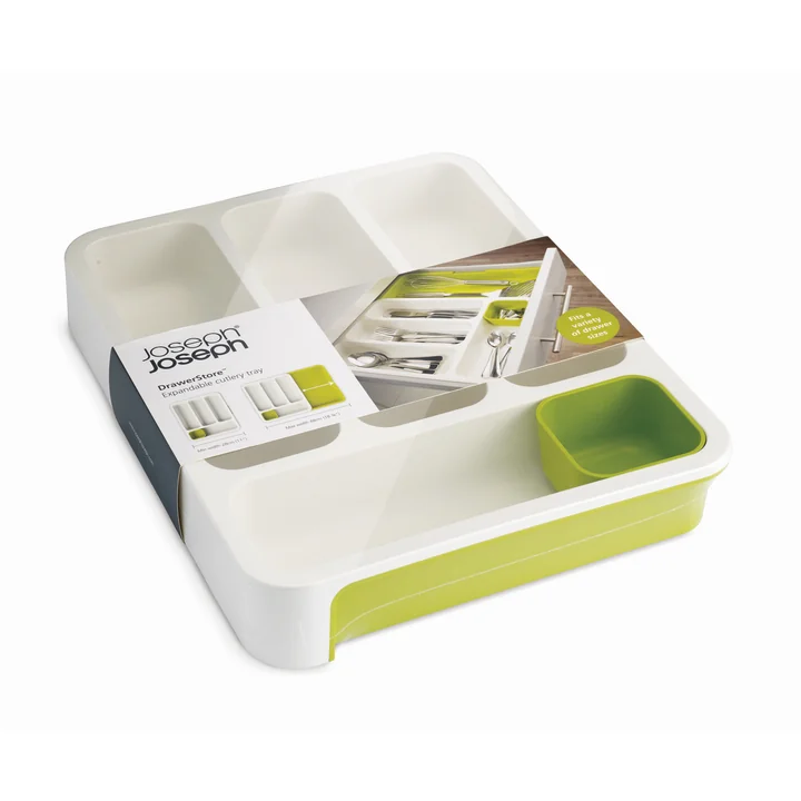 Joseph Joseph - DrawerStore ausziehbarer Besteckkasten, grau
