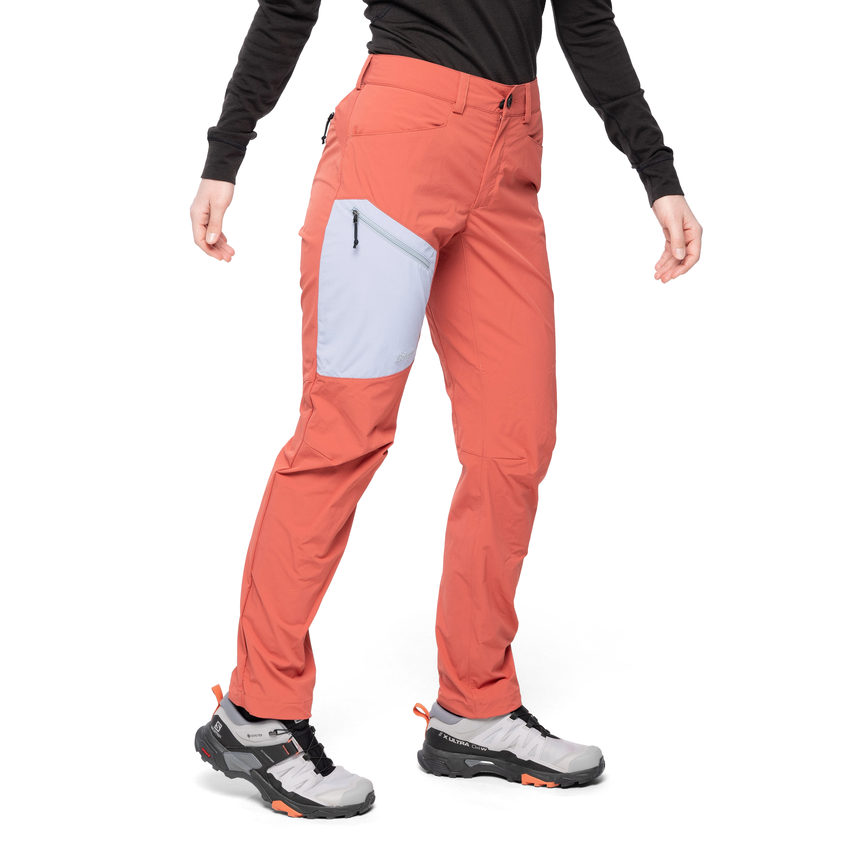 Vaagaa Light Softshell Pants Women Rusty Dust / Husky Blue