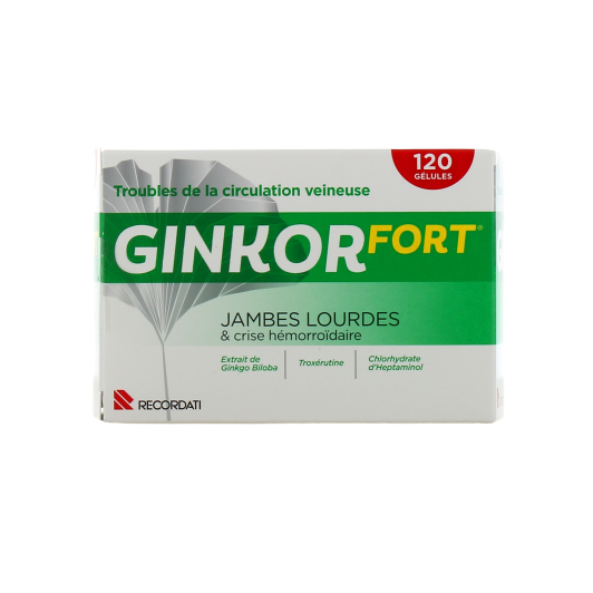 Ginkor Fort - Jambes Lourdes, Hémorroïdes