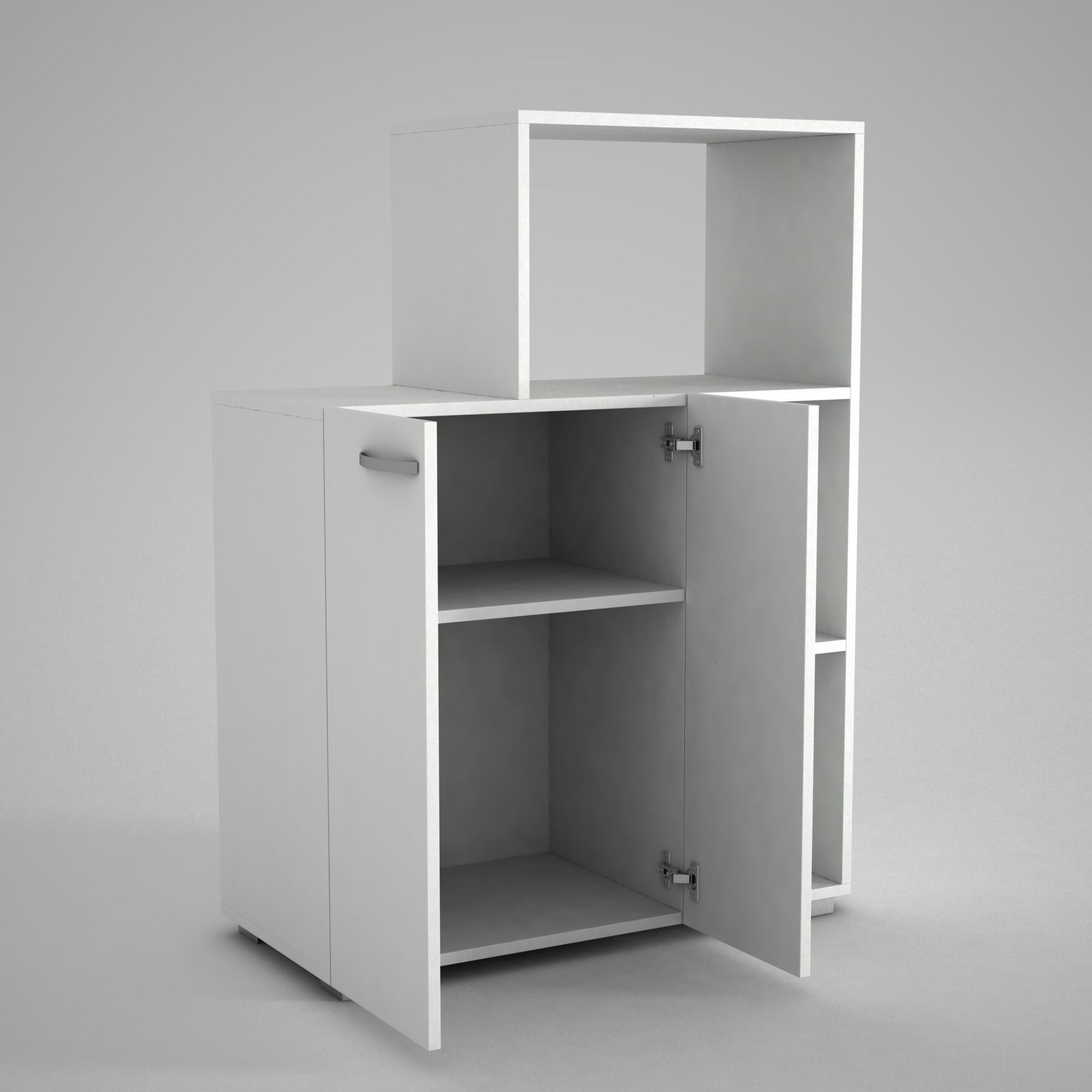 Mehrzweckschrank Küchenschrank Pars Weiß
