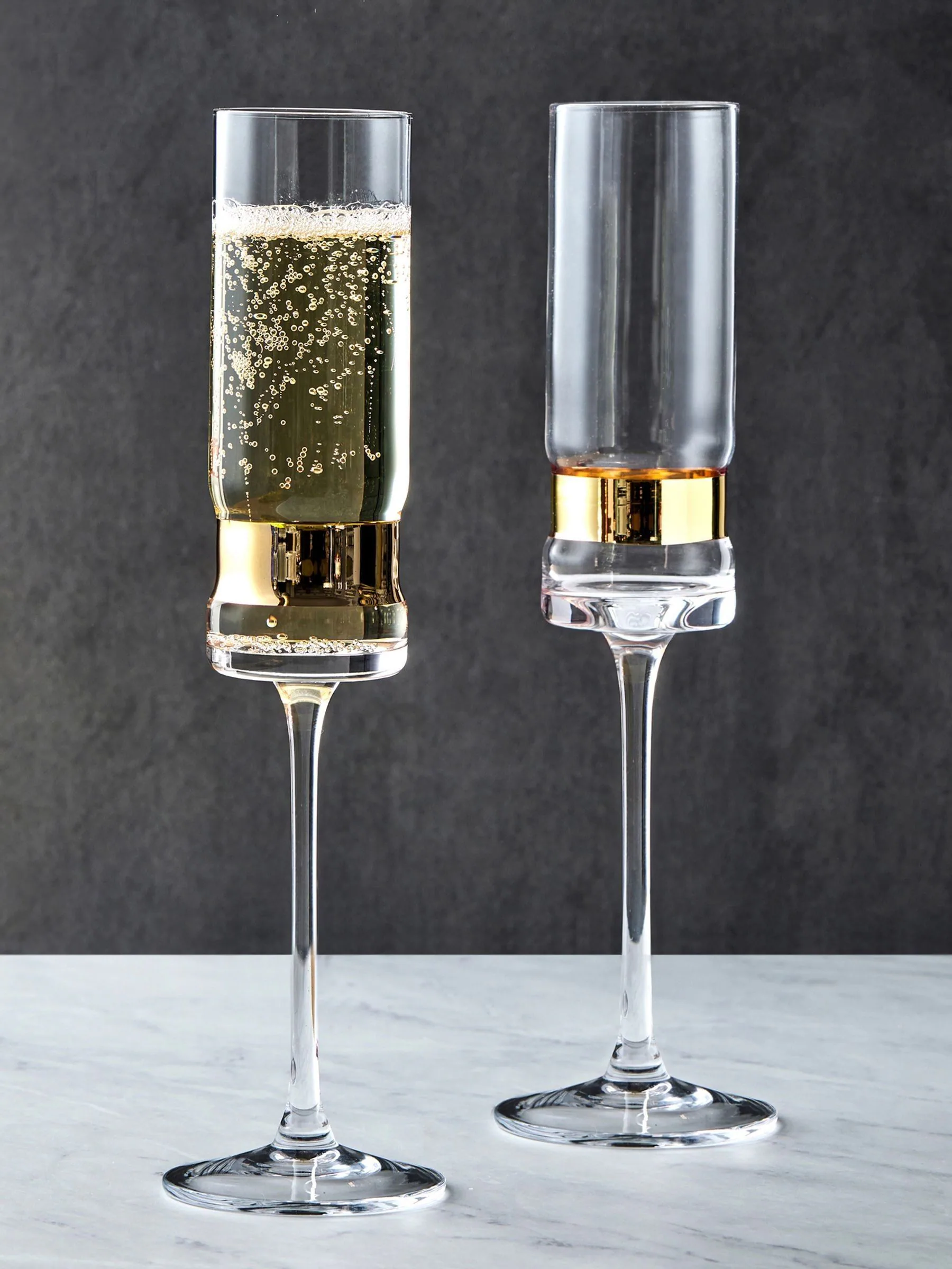 Anton Studio Designs Set of 2 SoHo Champagne Flutes