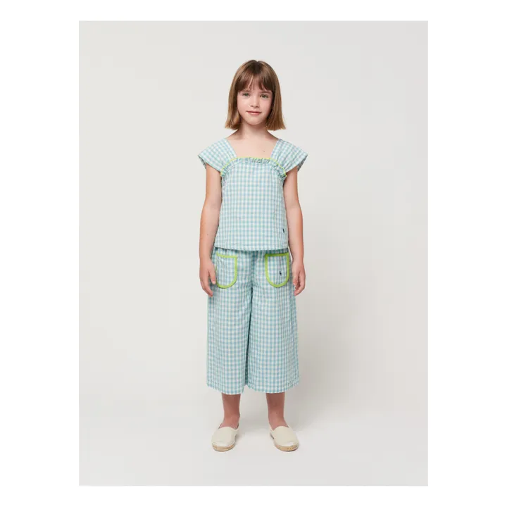 Bobo Choses Top Vichy | Bleu Clair