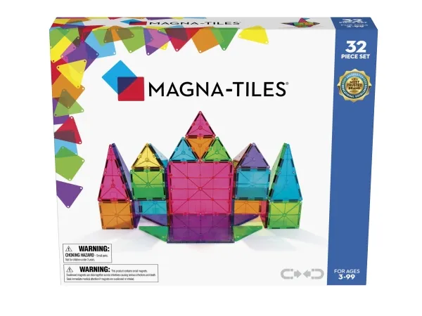 Magna-Tiles Clear Colours 32 pcs - (90208)
